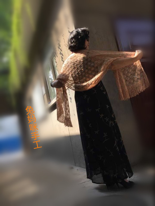 志田圈圈披肩（3）2015-22 - 兔媽咪 - 隨心，隨性，隨緣，編織生活。