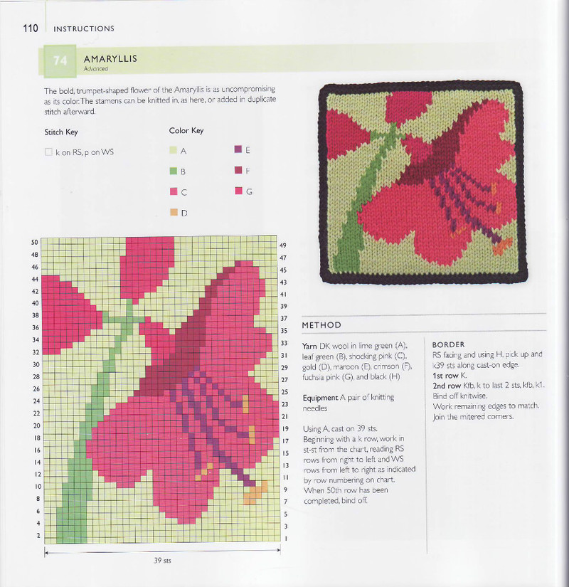75 Floral Blocks to Knit - 紫蘇 - 紫蘇的博客