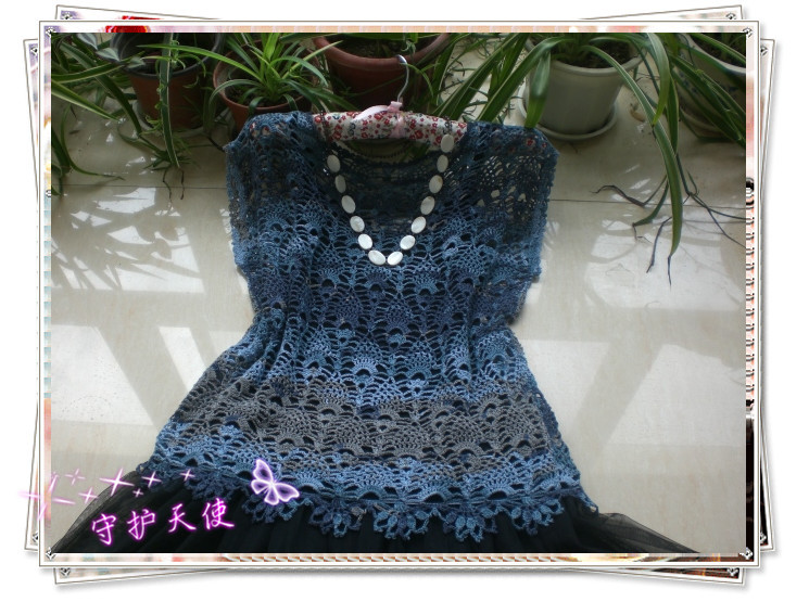 【守護(hù)天使】魚樂—一款長段染簡單鉤衣 - 守護(hù)天使 - 守護(hù)天使的博客