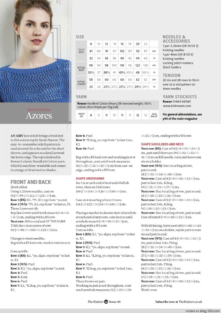 The Knitter - Issue 88 - Vivian - Vivian天天向尚