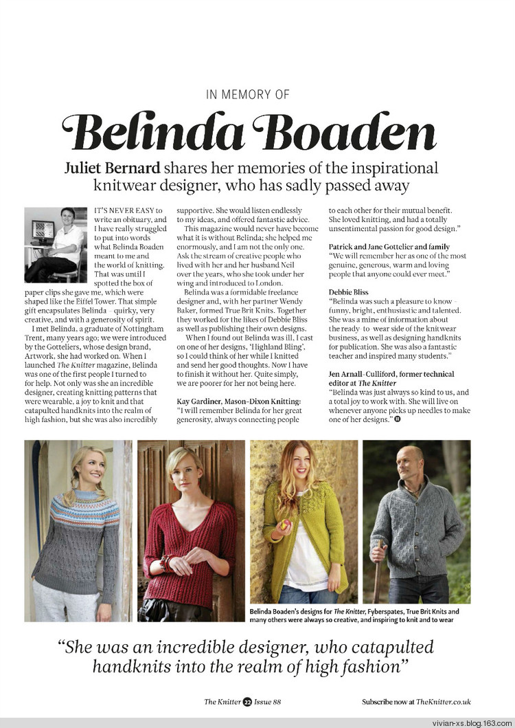 The Knitter - Issue 88 - Vivian - Vivian天天向尚