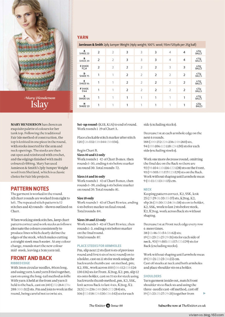 The Knitter - Issue 88 - Vivian - Vivian天天向尚