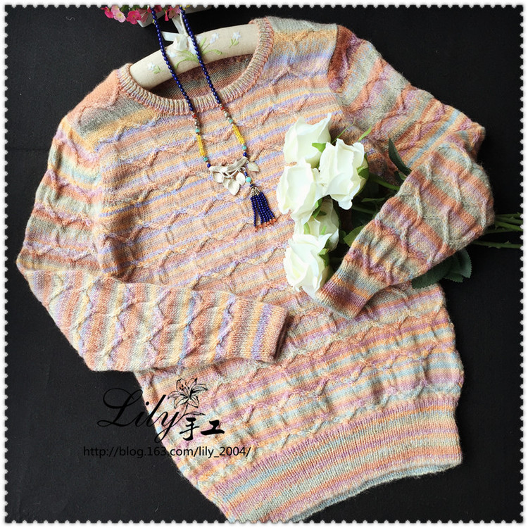 【Lily手工】--悠閑--休閑套衫 - Lily - Lily的手工編織天地