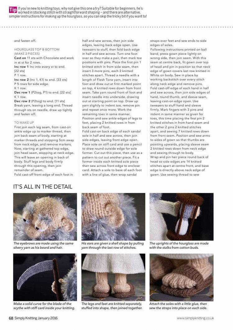Simply Knitting  January 2016 - 輕描淡寫(xiě) - 輕描淡寫(xiě)