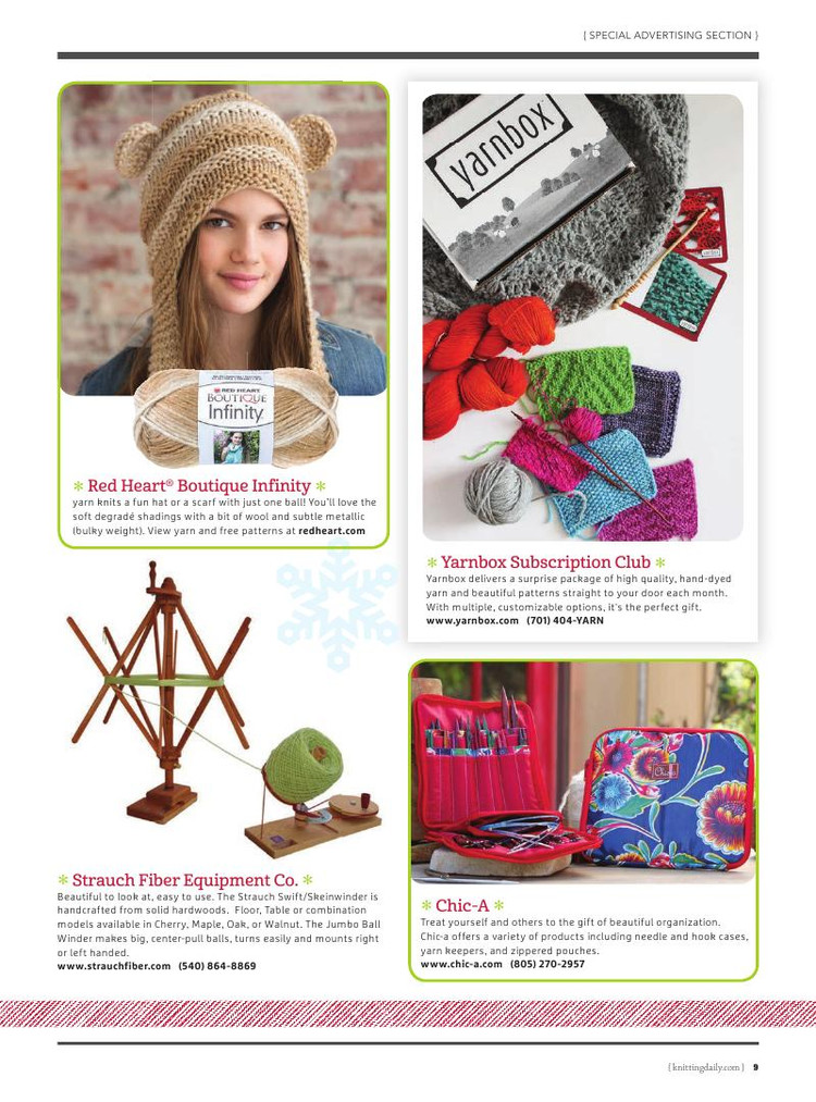 Interweave Knits： Gifts 2015 - 輕描淡寫 - 輕描淡寫