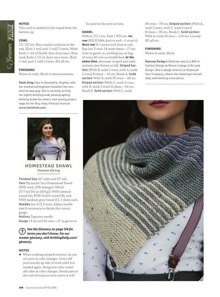 Interweave Knits： Gifts 2015 - 輕描淡寫 - 輕描淡寫