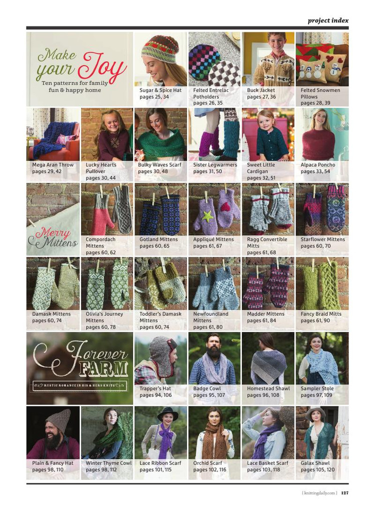 Interweave Knits： Gifts 2015 - 輕描淡寫 - 輕描淡寫