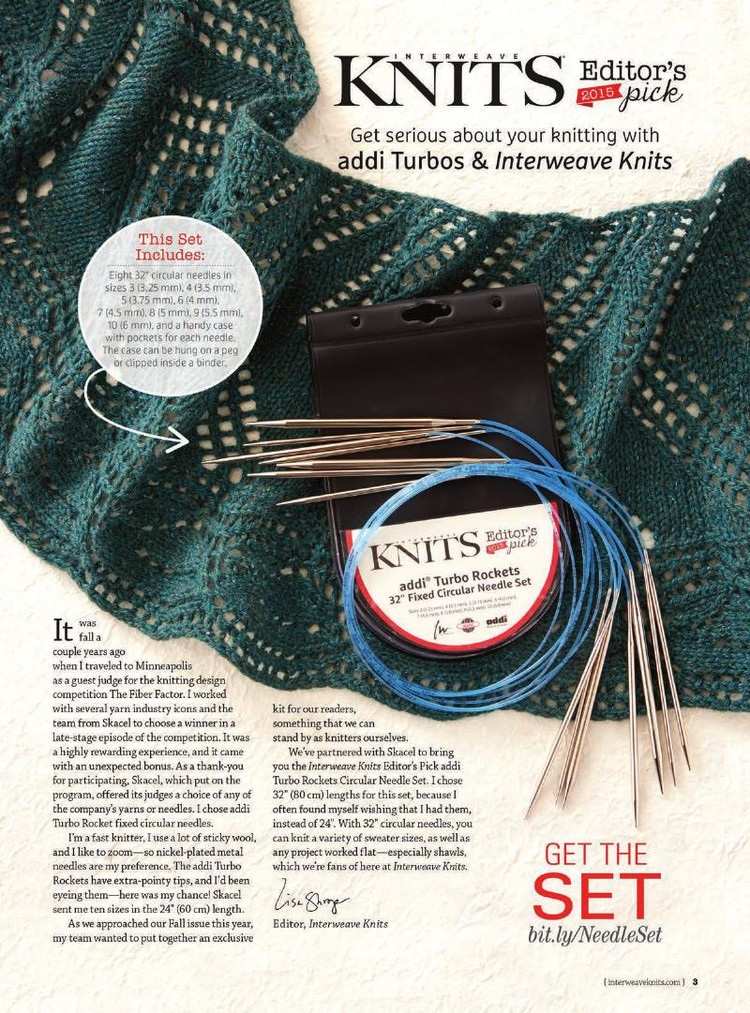 Interweave Knits： Gifts 2015 - 輕描淡寫 - 輕描淡寫