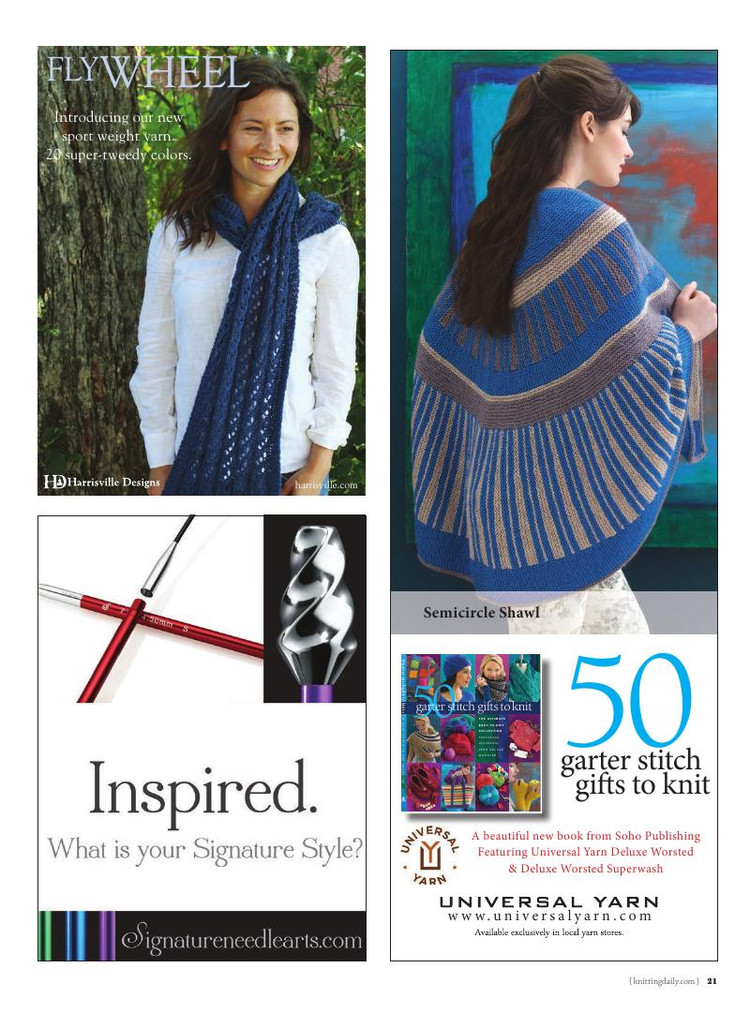 Interweave Knits： Gifts 2015 - 輕描淡寫 - 輕描淡寫