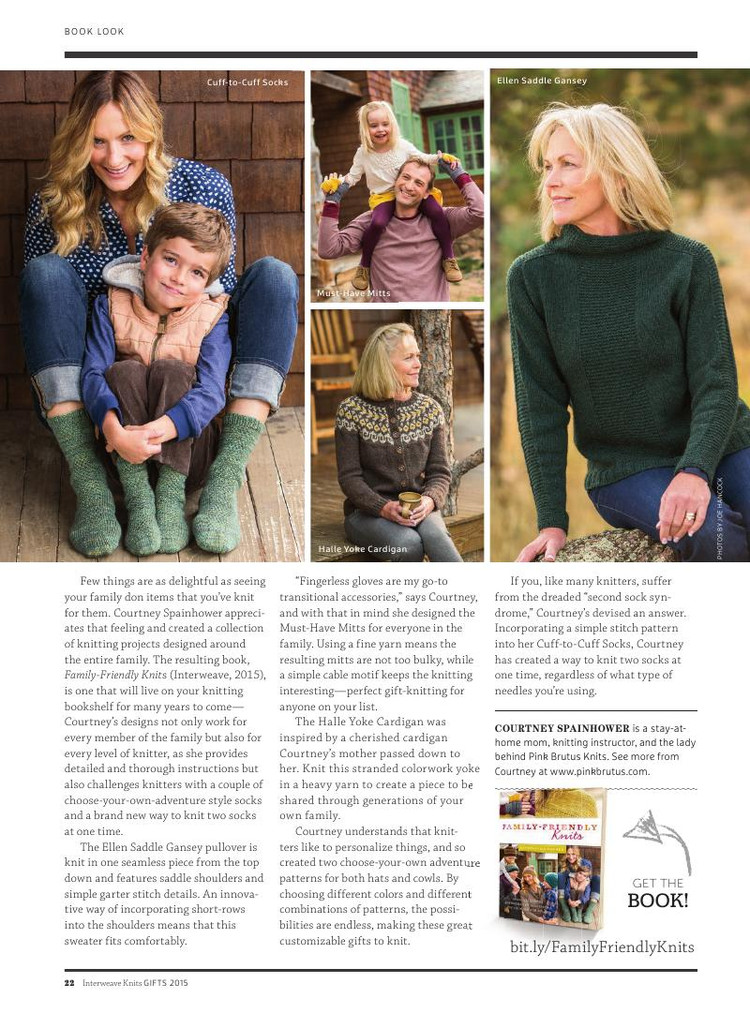 Interweave Knits： Gifts 2015 - 輕描淡寫 - 輕描淡寫