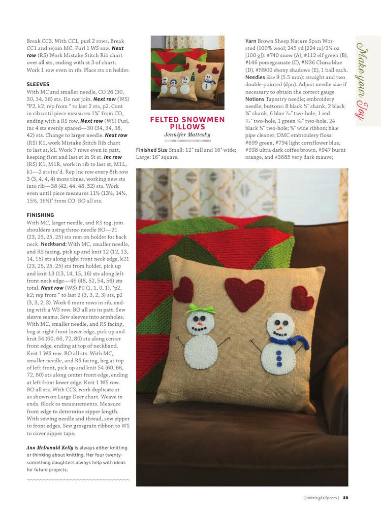 Interweave Knits： Gifts 2015 - 輕描淡寫 - 輕描淡寫
