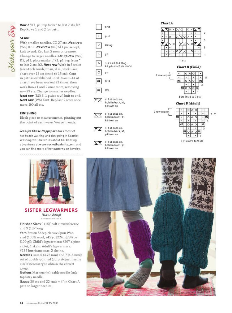 Interweave Knits： Gifts 2015 - 輕描淡寫 - 輕描淡寫