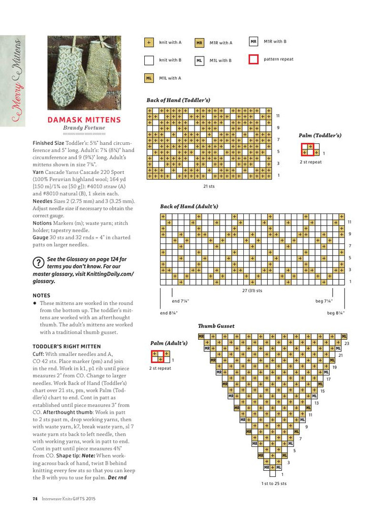 Interweave Knits： Gifts 2015 - 輕描淡寫 - 輕描淡寫