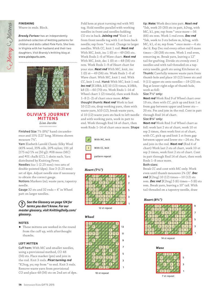 Interweave Knits： Gifts 2015 - 輕描淡寫 - 輕描淡寫