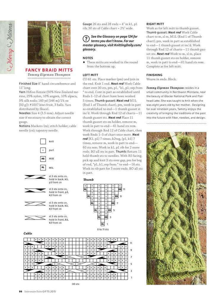Interweave Knits： Gifts 2015 - 輕描淡寫 - 輕描淡寫