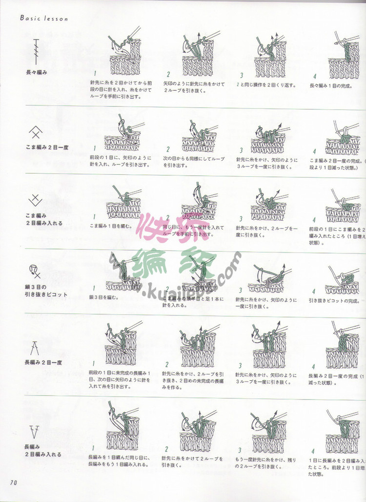 Crochet lesson 2012 母女親子裝 - 荷塘秀色 - 茶之韻