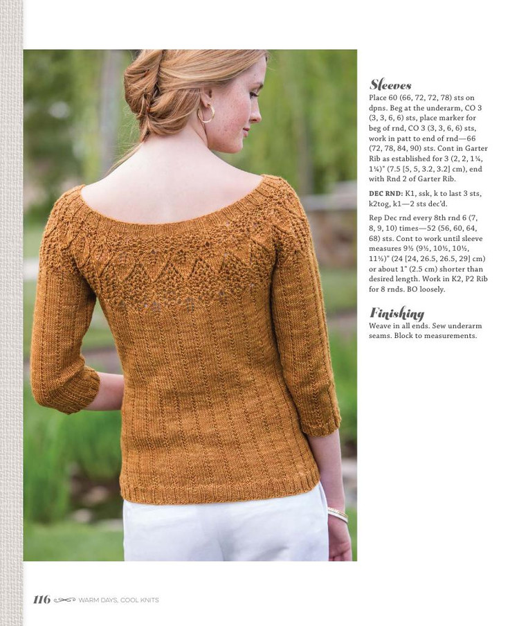 Warm Days, Cool Knits Lighter Designs for Every Season - 輕描淡寫 - 輕描淡寫