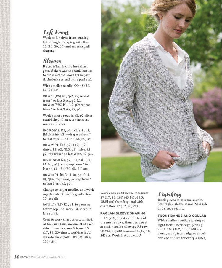 Warm Days, Cool Knits Lighter Designs for Every Season - 輕描淡寫 - 輕描淡寫