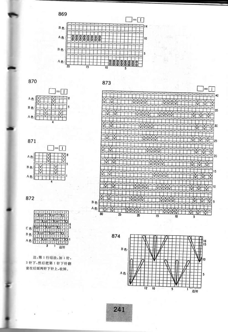 經(jīng)典棒針花型大全（俄羅斯）(8) - 木棉花 - 雨茫茫，霧茫茫，盼望花開，花已落……