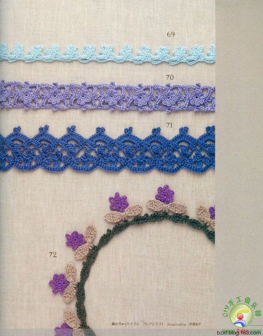 LACE WORK FLOWER MOTIF - 編織幸福 - 編織幸福的博客