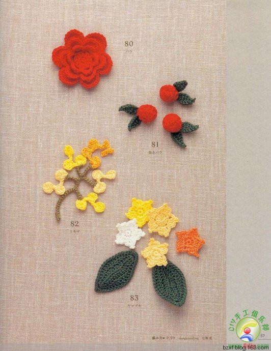 LACE WORK FLOWER MOTIF - 編織幸福 - 編織幸福的博客