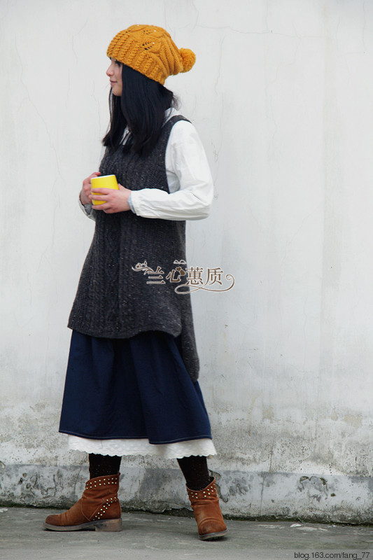 美人魚｜蘭心蕙質(zhì)手編森女絞花背心（2016） - 蘭心蕙質(zhì) - 蘭心蕙質(zhì)藍(lán)云海