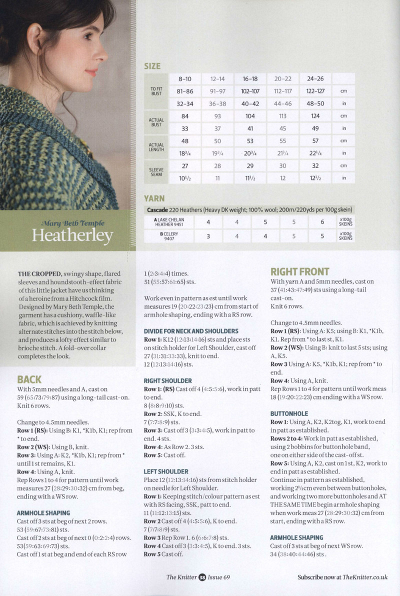 The Knitter №69 2014 - 紫蘇 - 紫蘇的博客