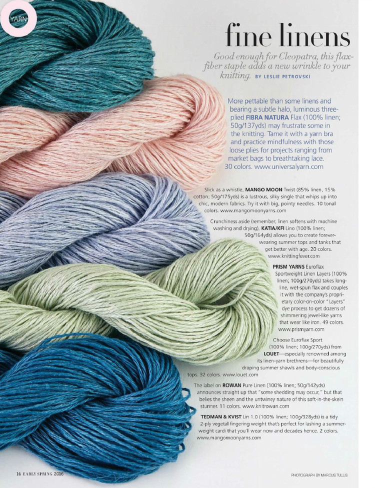 Vogue Knitting  Early Spring 2016 - 輕描淡寫 - 輕描淡寫