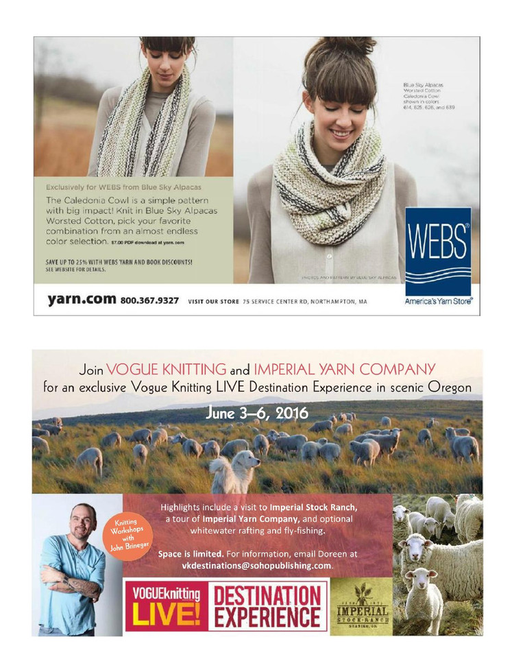 Vogue Knitting  Early Spring 2016 - 輕描淡寫 - 輕描淡寫