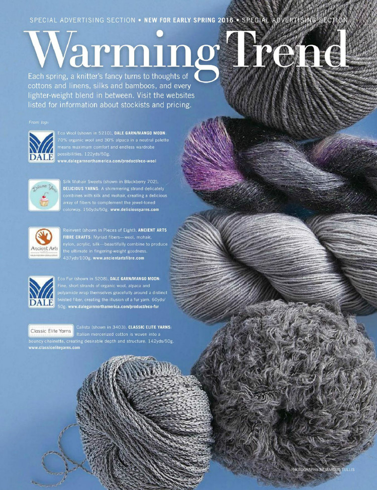Vogue Knitting  Early Spring 2016 - 輕描淡寫 - 輕描淡寫
