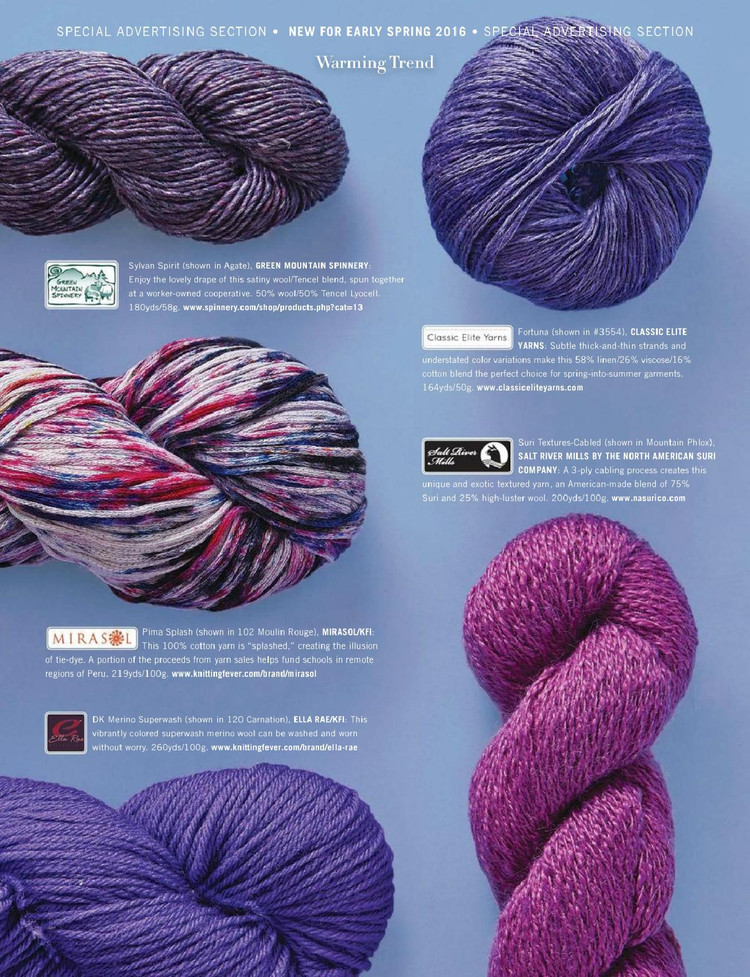 Vogue Knitting  Early Spring 2016 - 輕描淡寫 - 輕描淡寫