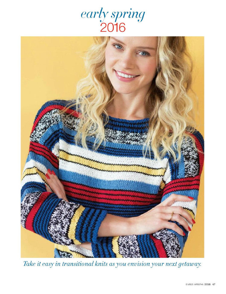 Vogue Knitting  Early Spring 2016 - 輕描淡寫 - 輕描淡寫