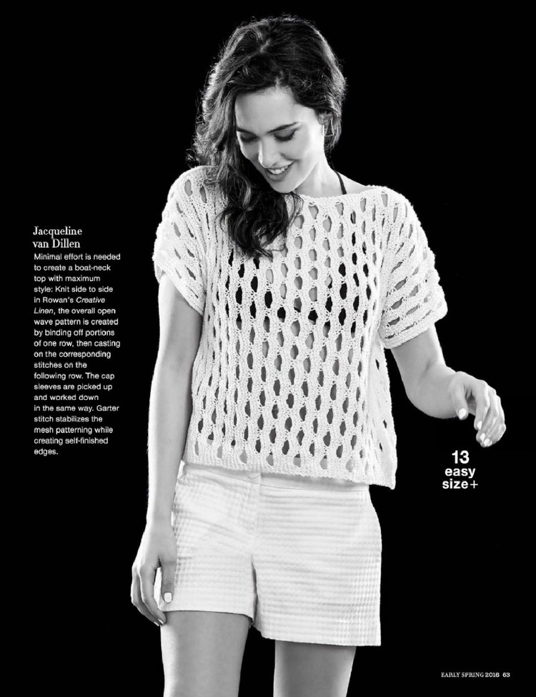 Vogue Knitting  Early Spring 2016 - 輕描淡寫 - 輕描淡寫