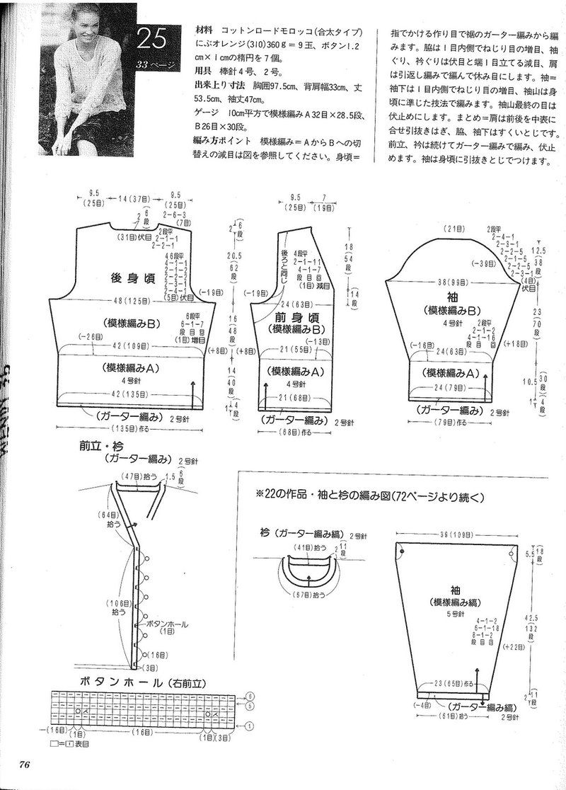 1540——清露——云素短開衫 - ty - ty 的 編織博客