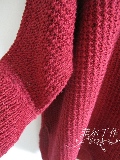 【菲爾手作】素云---露肩慵懶寬松衫（美圖+女兒秀） - 菲爾 - 菲爾的編織博客