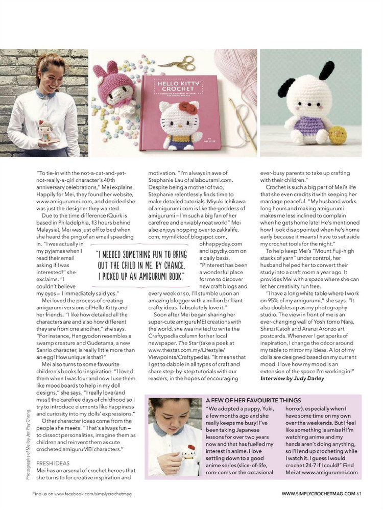 Simply Crochet Issue 32 2015 - 輕描淡寫 - 輕描淡寫