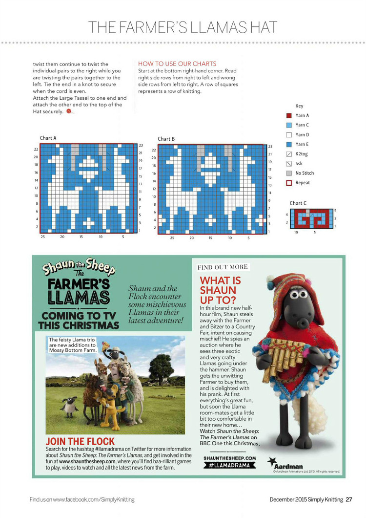 Simply Knitting Issue 12 2015 - 輕描淡寫(xiě) - 輕描淡寫(xiě)