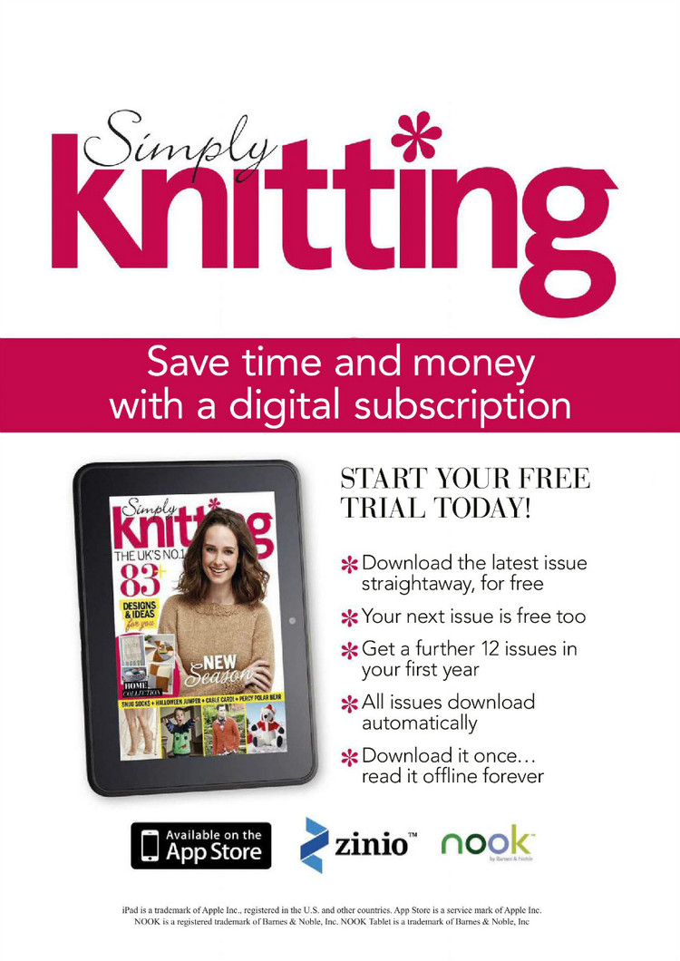 Simply Knitting Issue 12 2015 - 輕描淡寫(xiě) - 輕描淡寫(xiě)