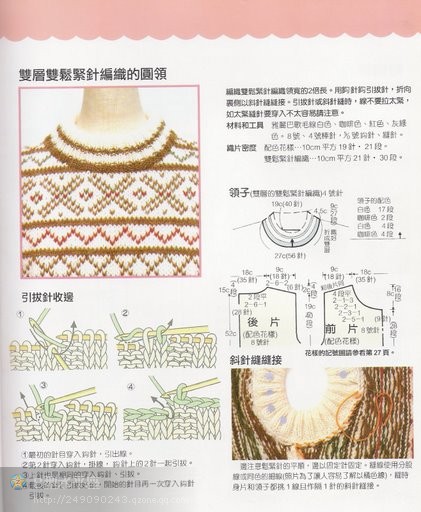 “領(lǐng)與袖”編織法全攻略 - 彩云飛 - 彩云飛的博客