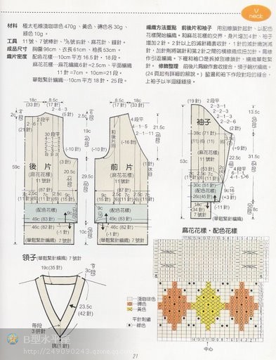 “領(lǐng)與袖”編織法全攻略 - 彩云飛 - 彩云飛的博客