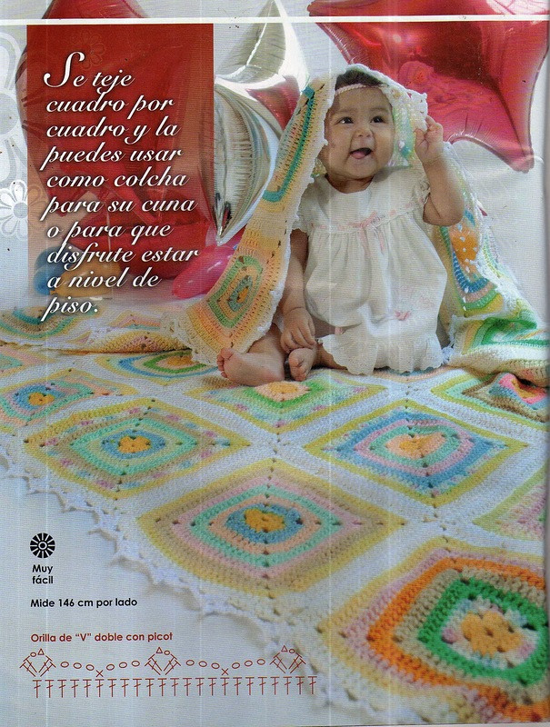 【轉(zhuǎn)載】Crochet 17 鉤針童毯  - 荷塘秀色 - 茶之韻