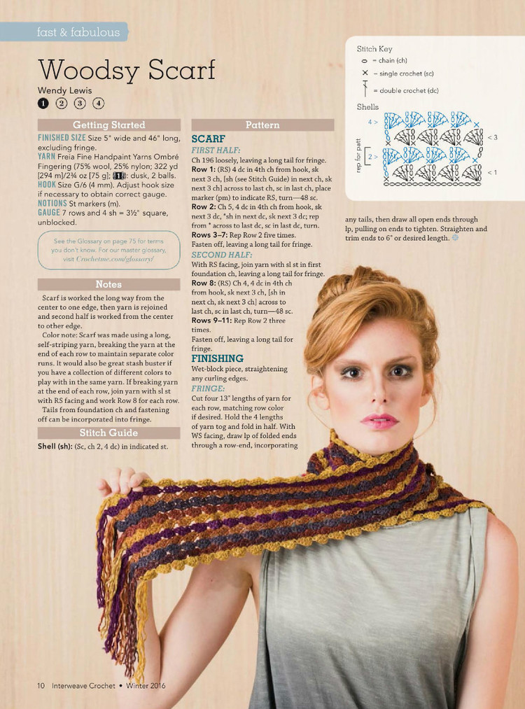 Interweave Crochet  Winter 2016 - 輕描淡寫 - 輕描淡寫