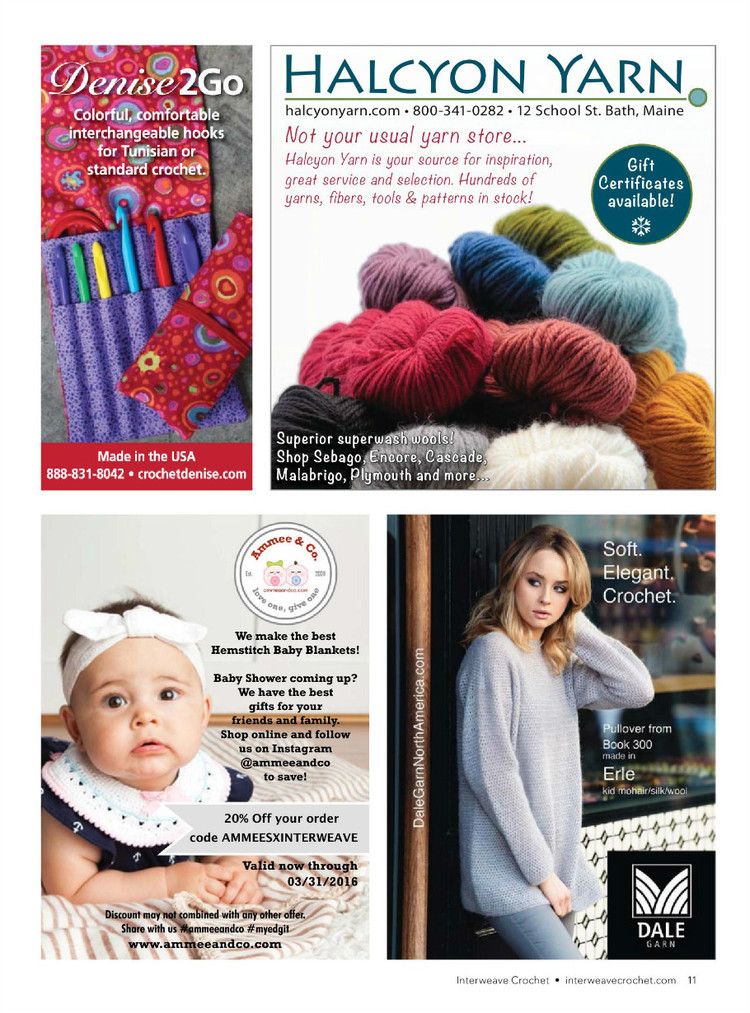 Interweave Crochet  Winter 2016 - 輕描淡寫 - 輕描淡寫