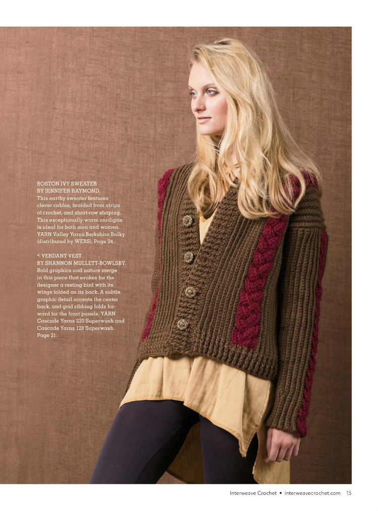 Interweave Crochet  Winter 2016 - 輕描淡寫 - 輕描淡寫