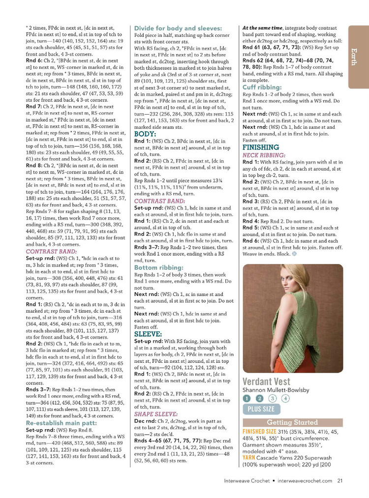 Interweave Crochet  Winter 2016 - 輕描淡寫 - 輕描淡寫