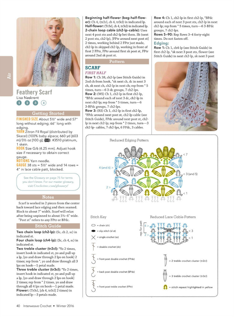 Interweave Crochet  Winter 2016 - 輕描淡寫 - 輕描淡寫