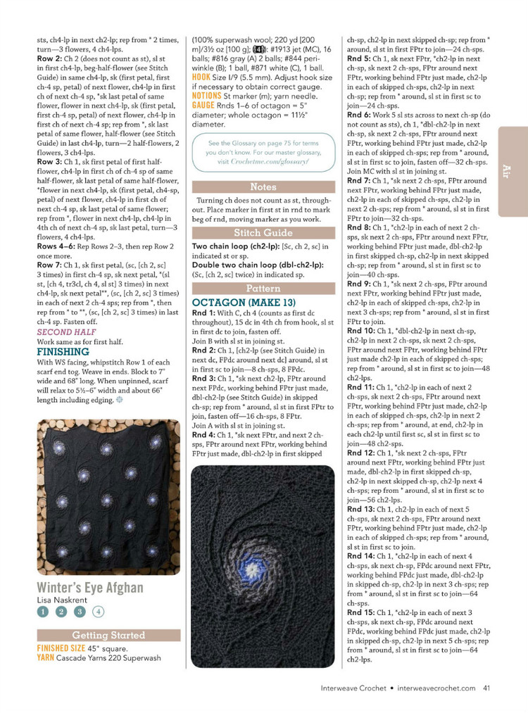 Interweave Crochet  Winter 2016 - 輕描淡寫 - 輕描淡寫