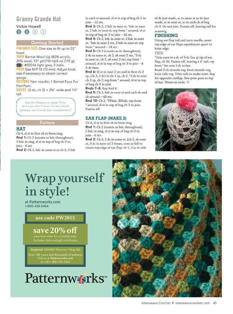Interweave Crochet  Winter 2016 - 輕描淡寫 - 輕描淡寫