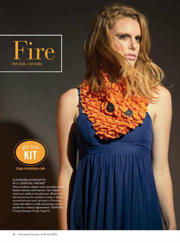 Interweave Crochet  Winter 2016 - 輕描淡寫 - 輕描淡寫