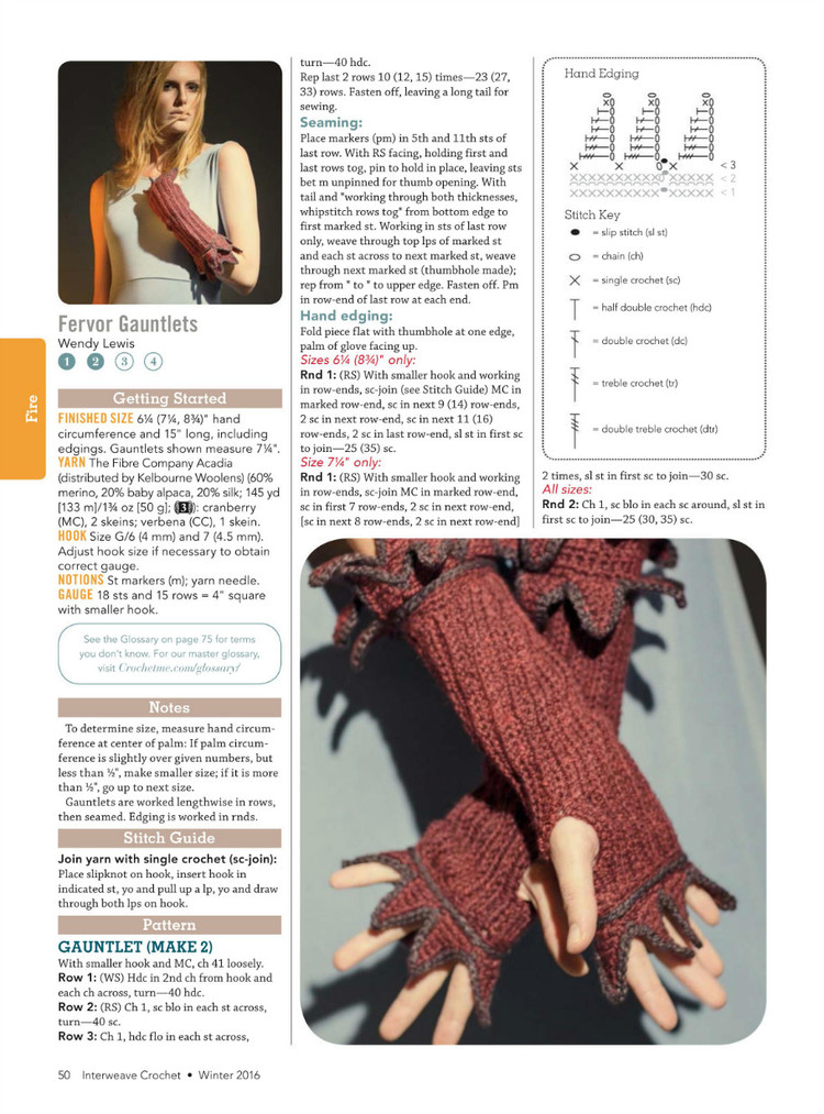 Interweave Crochet  Winter 2016 - 輕描淡寫 - 輕描淡寫